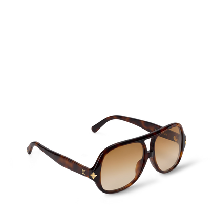Women's Aura Flower Square Pilot Sunglasses