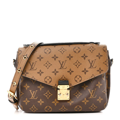 Reverse Monogram Pochette Metis Handbag