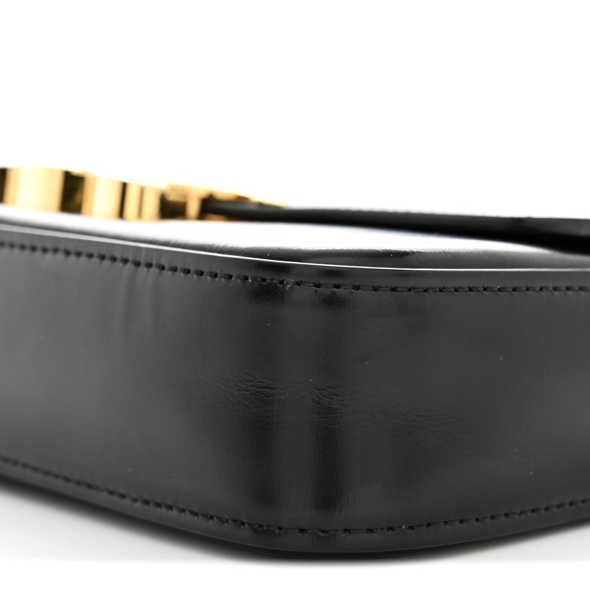 Calfskin Shoulder Bag - Black