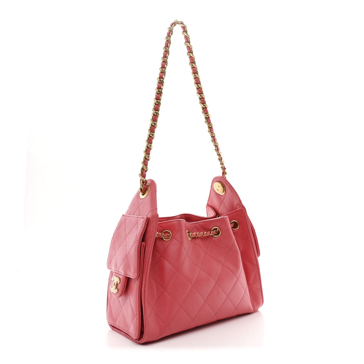 Mini Quilted Caviar Handbag