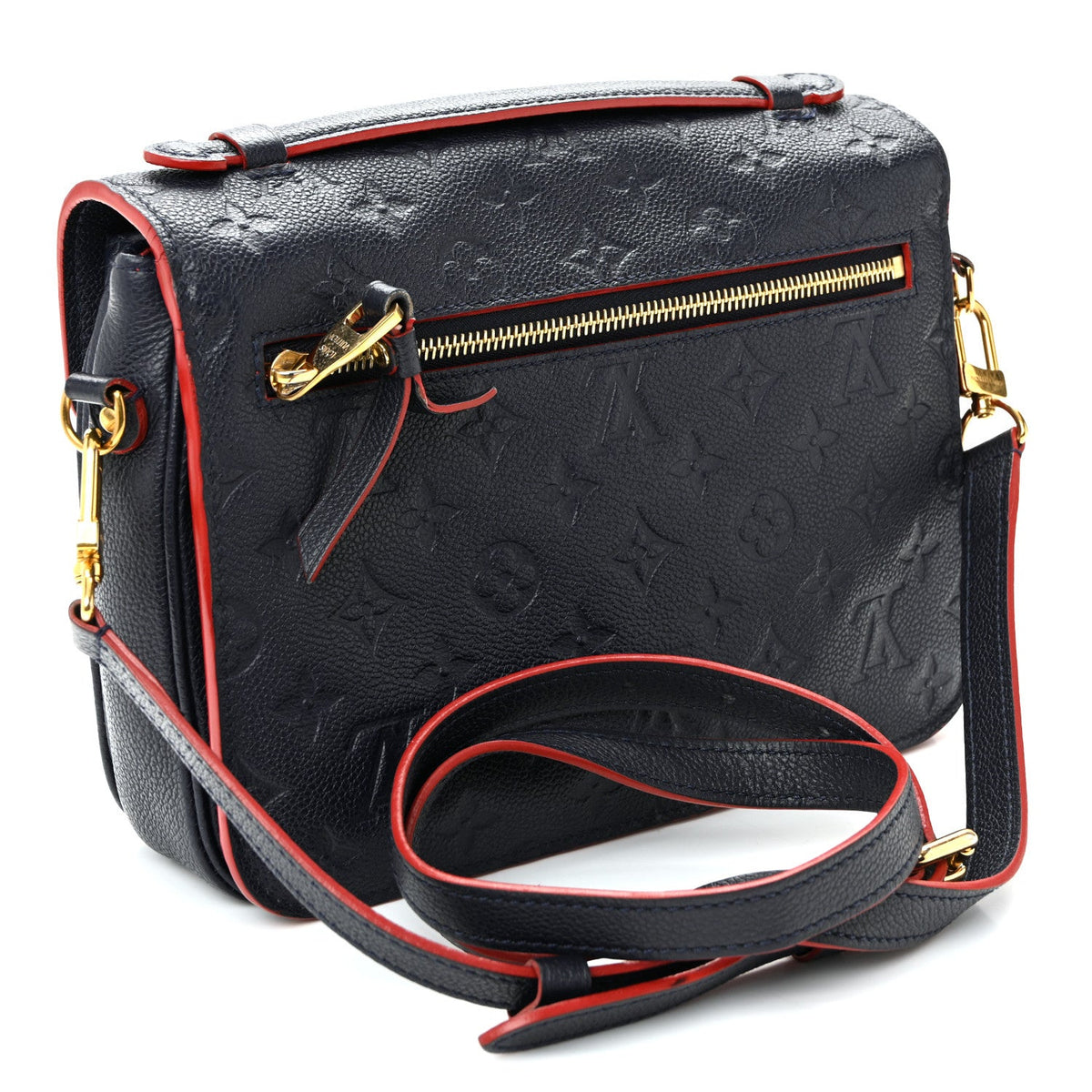 Empreinte Pochette Metis Marine Rouge Handbag