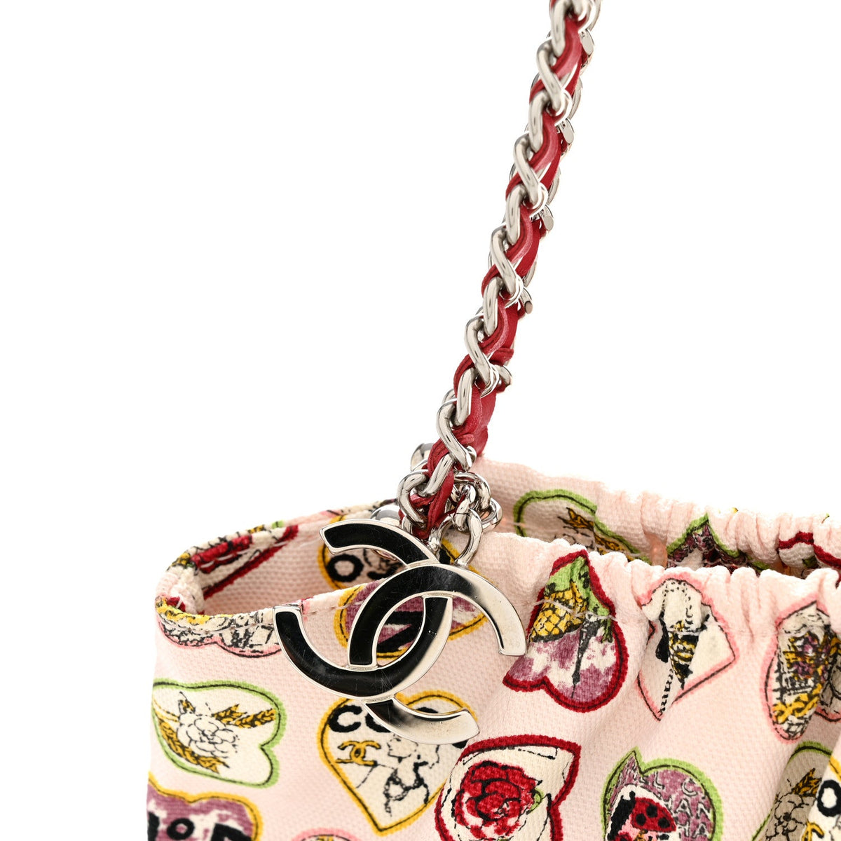 Canvas Shoulder Bag - Pink