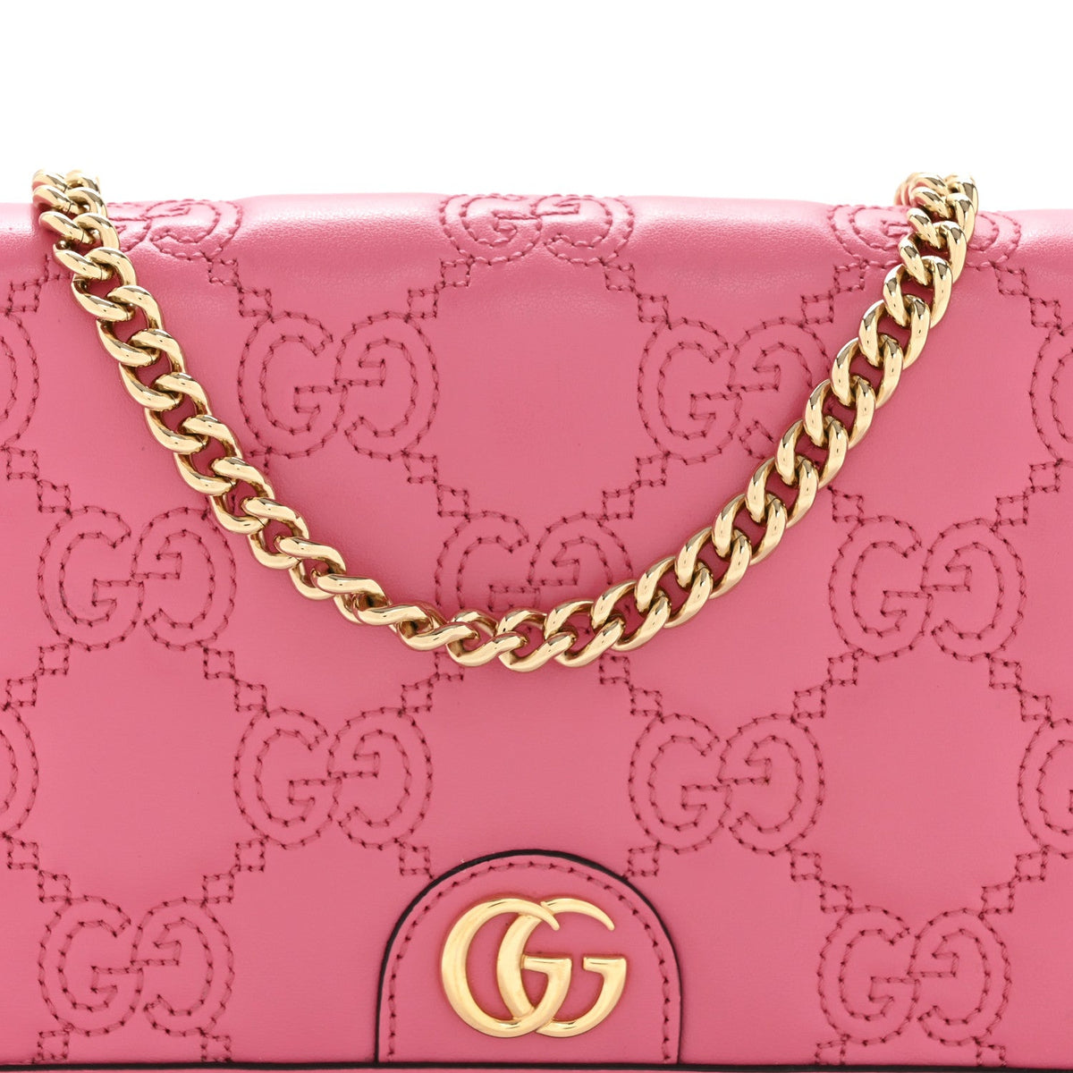 Calfskin Wallet Bag - Pink