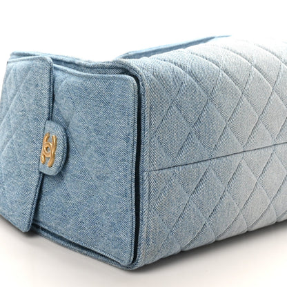 Medium Quilted Handbag - Blue