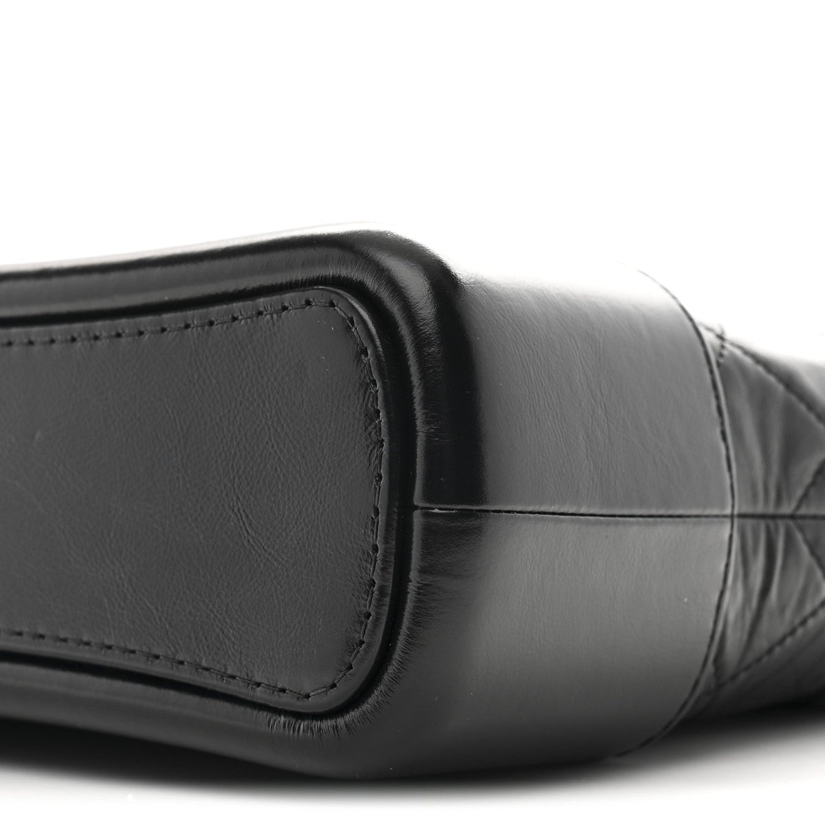 Medium Quilted Calfskin Hobo Bag - Black