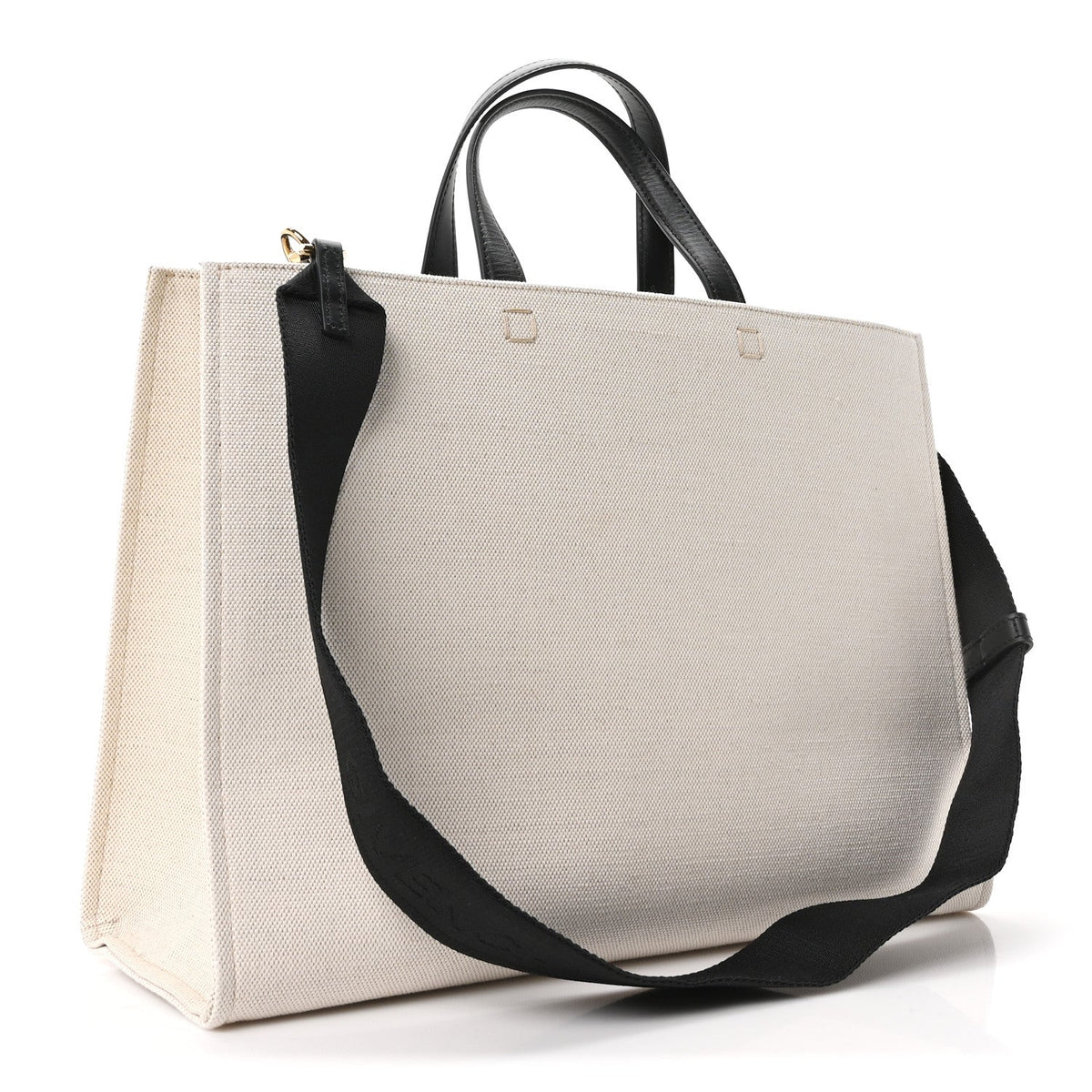 Medium Canvas Tote Bag - Beige