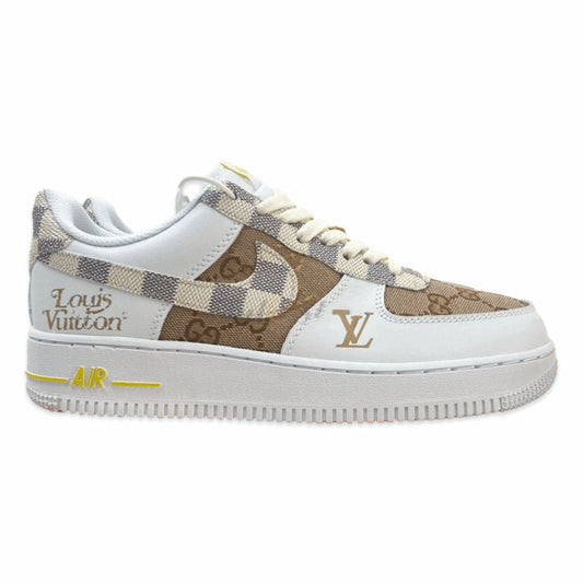 Air Force 1 White Brown - Low-Top Sneaker