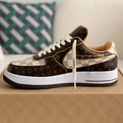 Air Force 1 Low Monogram Brown - Low-Top Sneaker