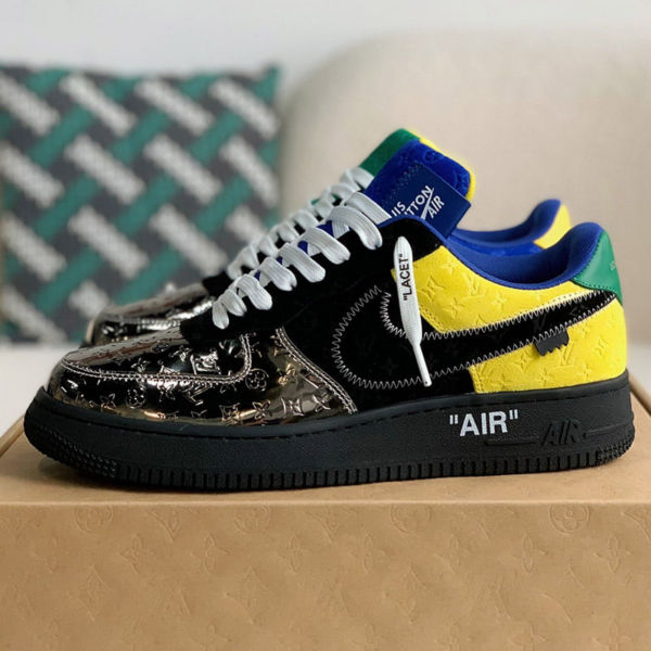 Air Force 1 Multicolor Patch Work - Low-Top Sneaker