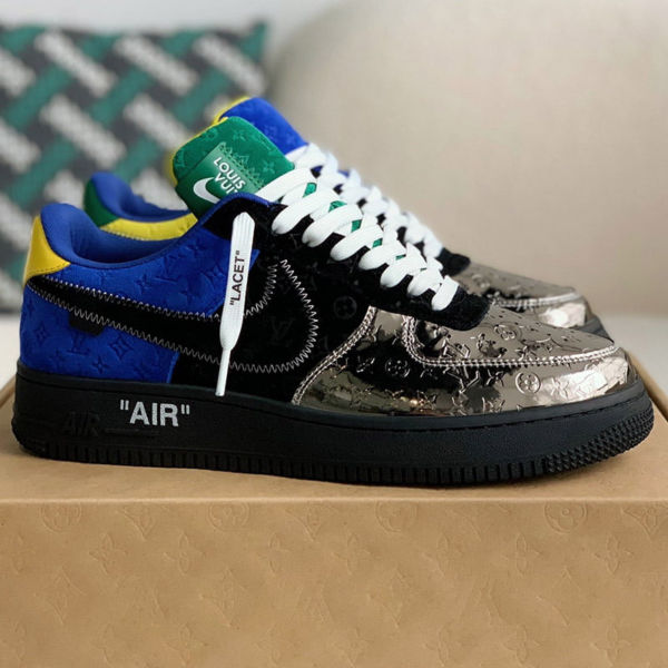 Air Force 1 Multicolor Patch Work - Low-Top Sneaker