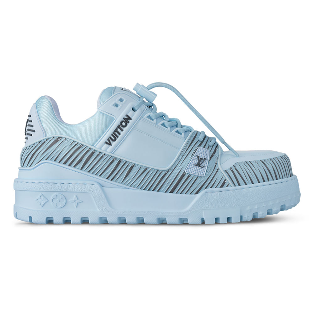 Park Seo-Bolv Mai Trainer Calf Leather Blue - Low-Top Sneaker