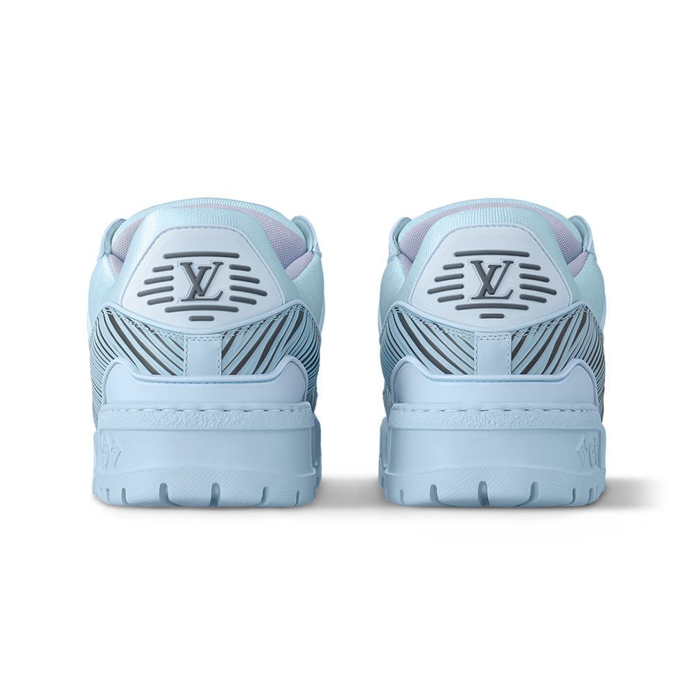 Park Seo-Bolv Mai Trainer Calf Leather Blue - Low-Top Sneaker