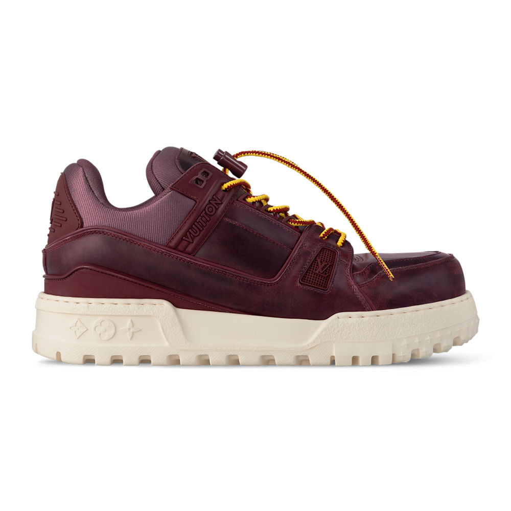 Mai Trainer Calf Leather Bordeau Red - Low-Top Sneaker