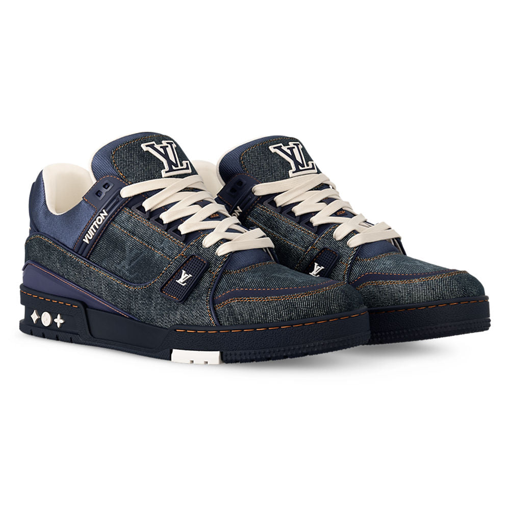 Trainer Navy - Blue Low-Top Sneaker