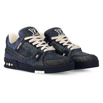 Trainer Navy - Blue Low-Top Sneaker