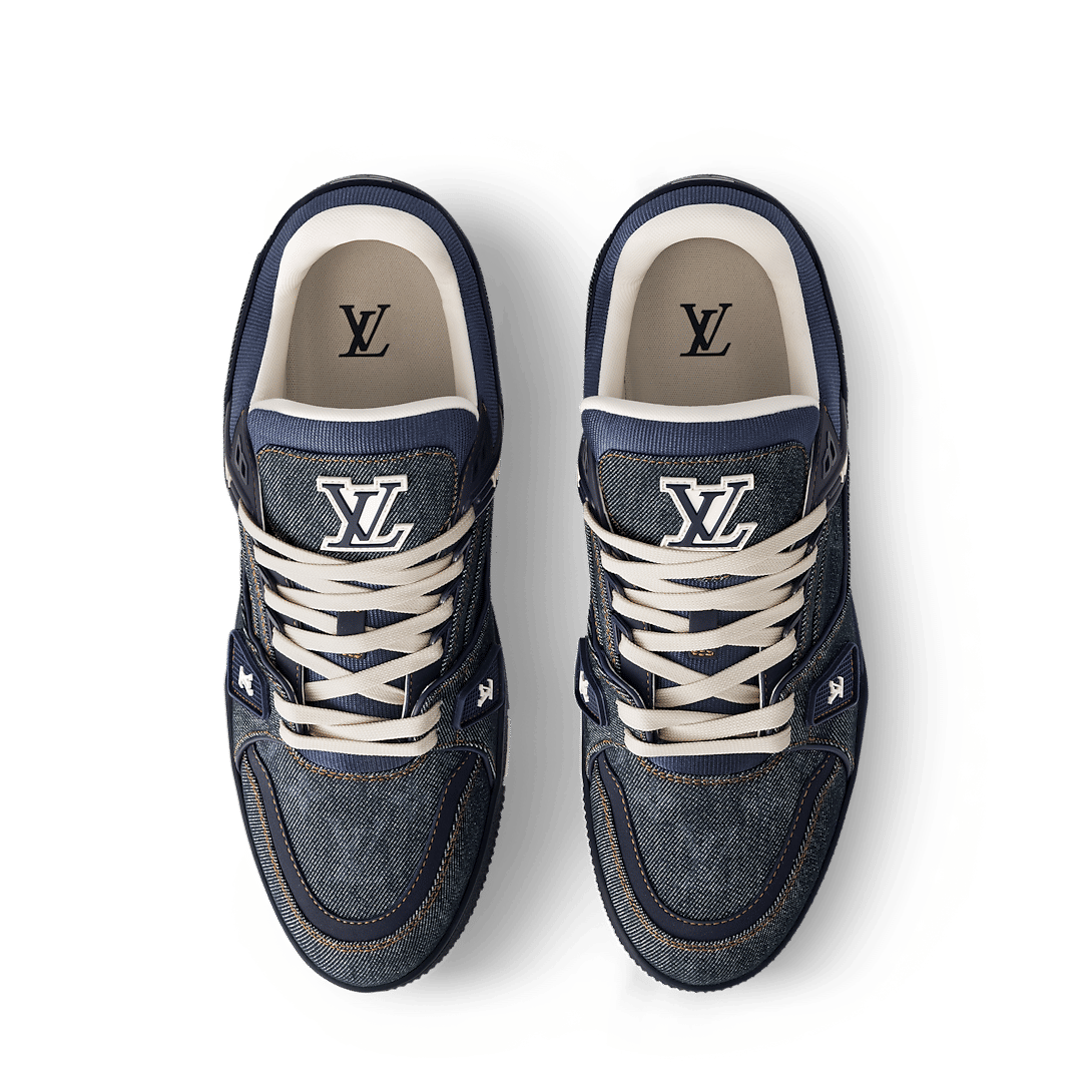 Trainer Navy - Blue Low-Top Sneaker