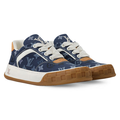 Tilted Sneaker - Blue Low-Top Sneaker