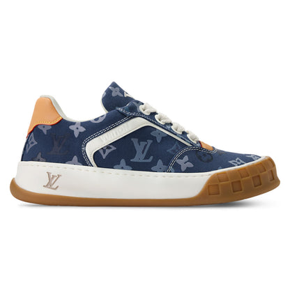 Tilted Sneaker - Blue Low-Top Sneaker