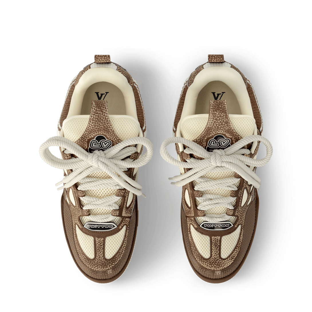 Skate Sneaker Brown Crystal