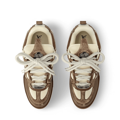 Skate Sneaker Brown Crystal