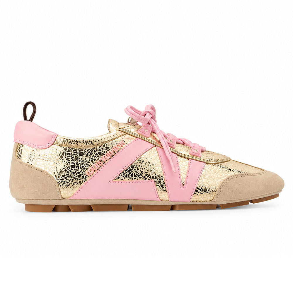 Sneakerina Gold - Pink Low-Top Sneaker