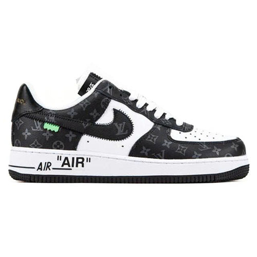 Air Force 1 Low ' Black White Monogram' - Low-Top Sneaker