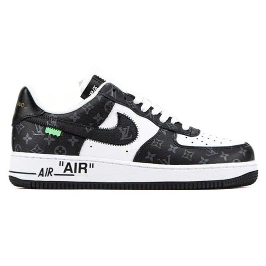 Air Force 1 Low ' Black White Monogram' - Low-Top Sneaker