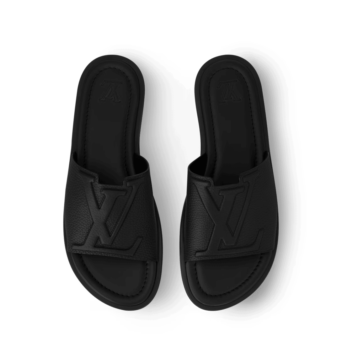 Portofino Mule - Black Slip-On Mule