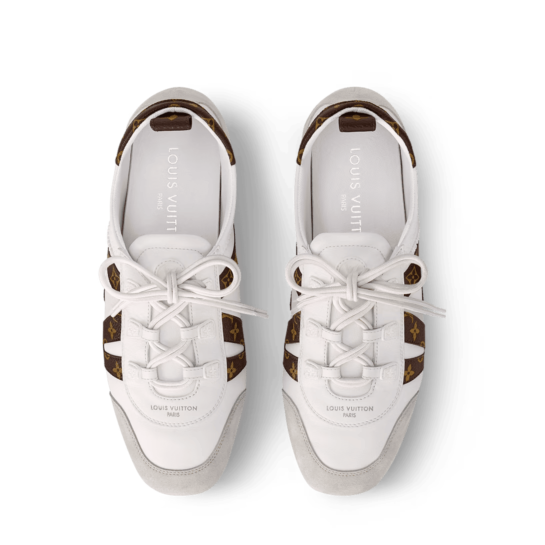 Sneakerina White - Low-Top Casual Lace-Up Shoe