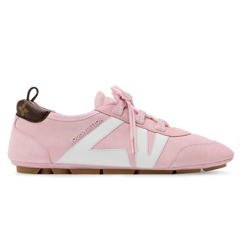 Sneakerina Pink - Low-Top Casual Lace-Up Shoe