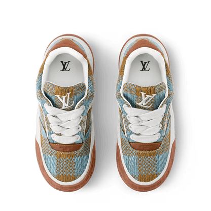 Tilted Sneaker - Blue Low-Top Sneaker