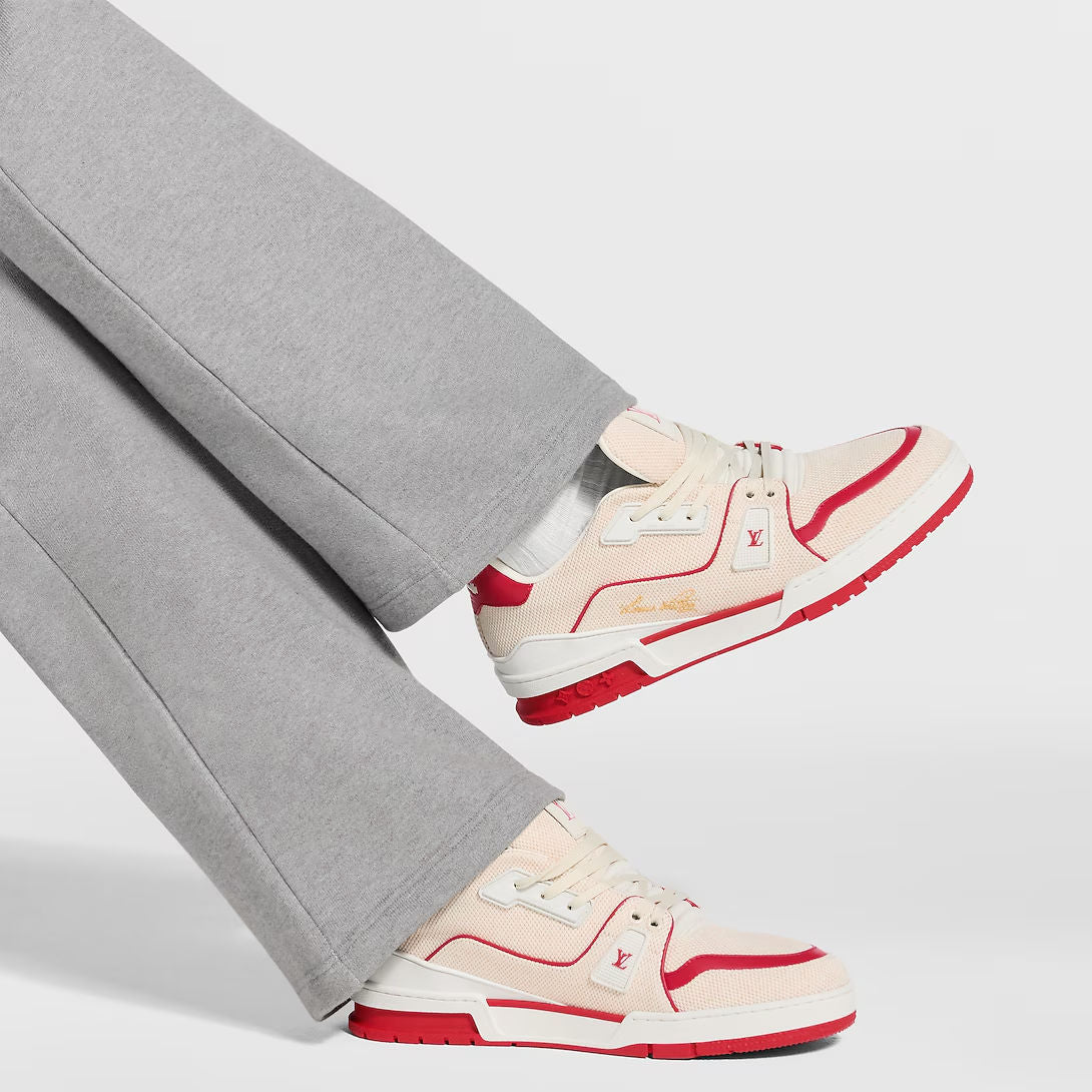 Trainer Red Canvas