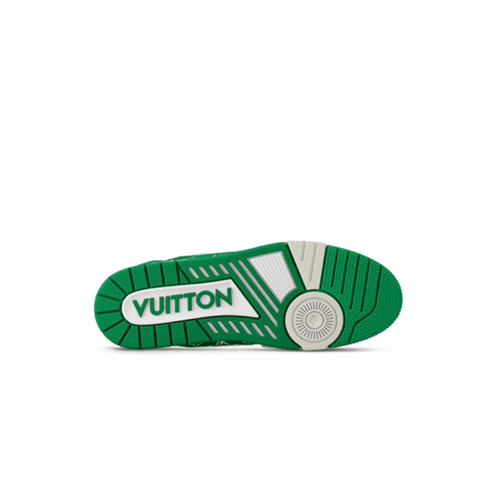 Trainer Sneaker 'Green Monogram'