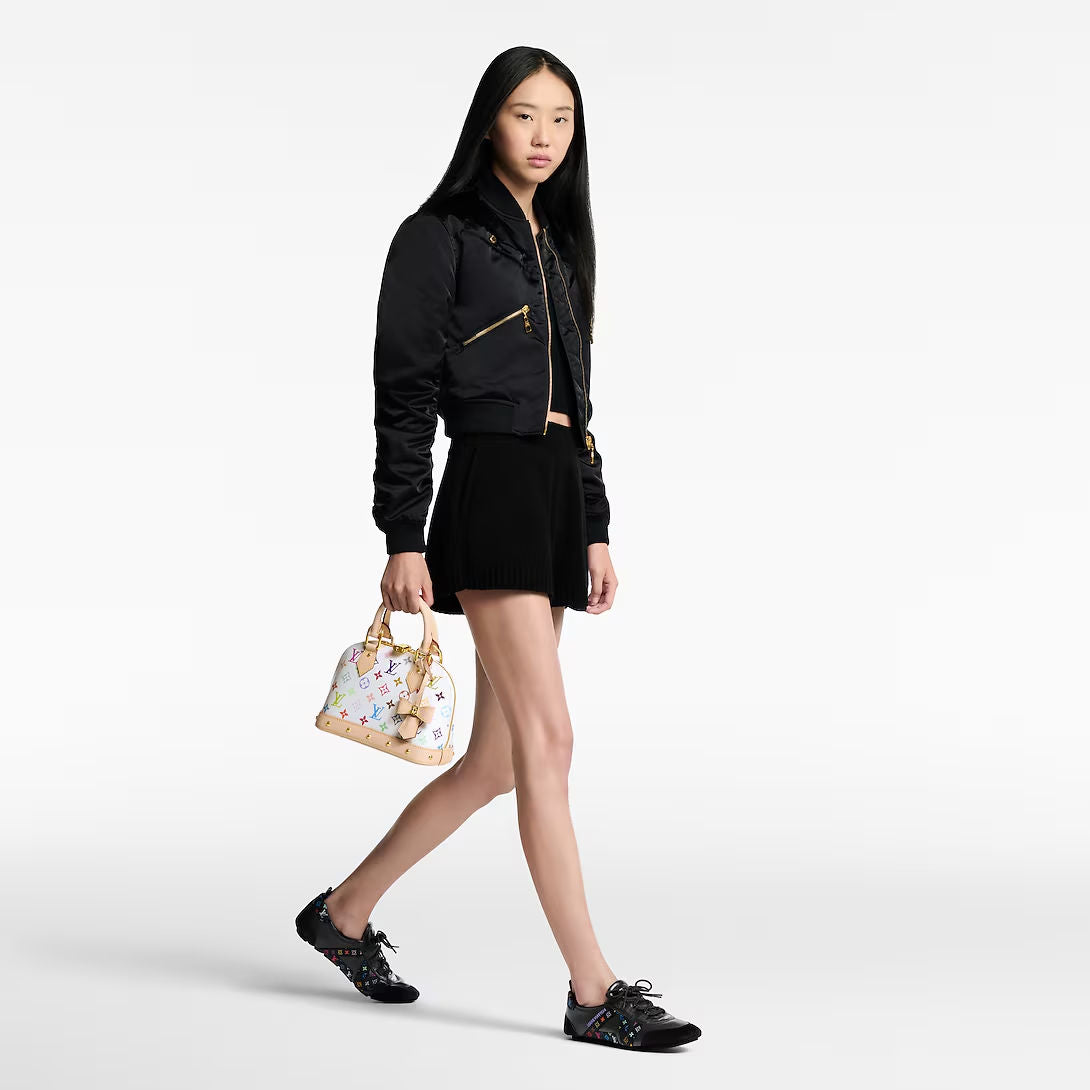 Sneakerina Black - Low-Top Casual Lace-Up Shoe