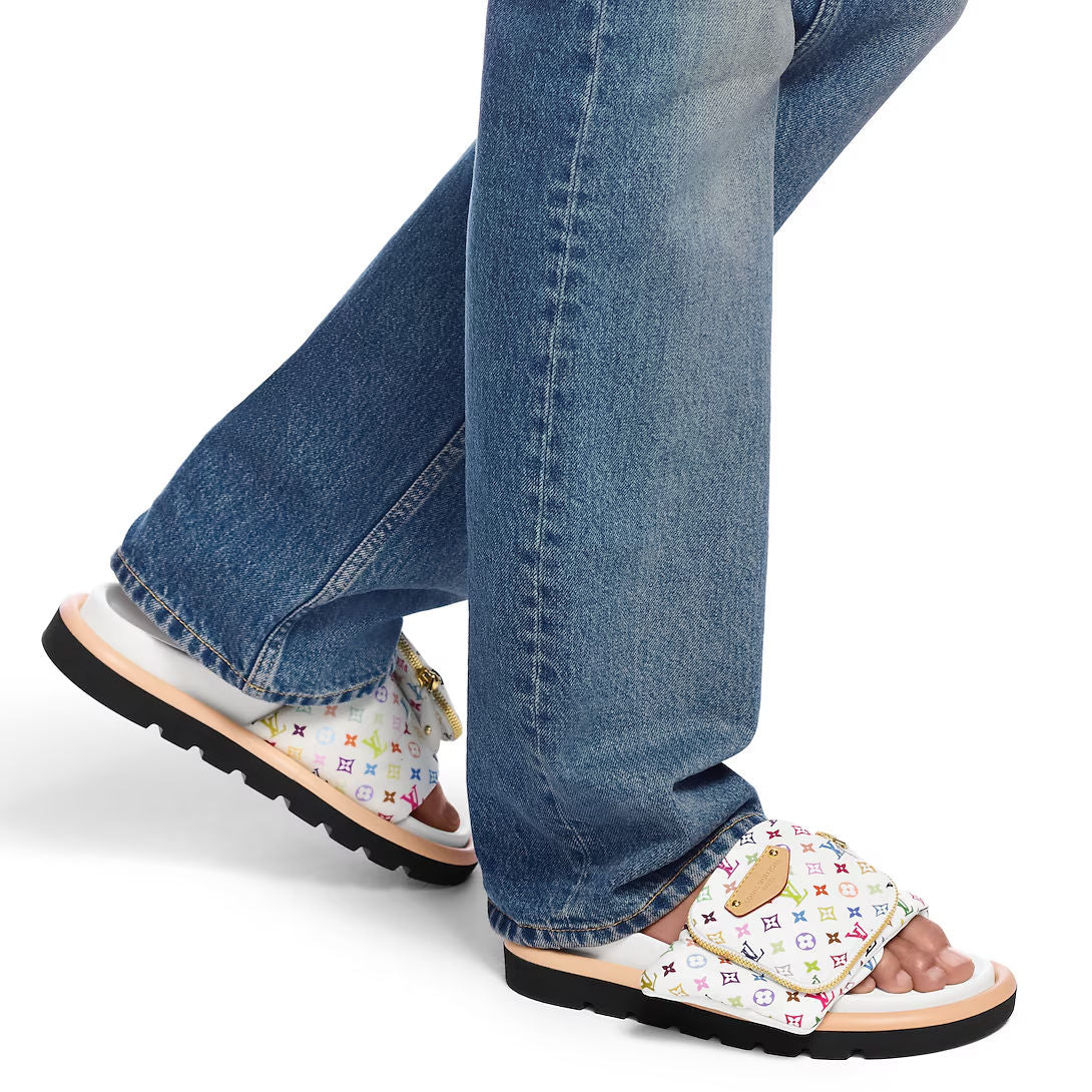 Pool Pillow Flat Comfort Mule X White Multicolor