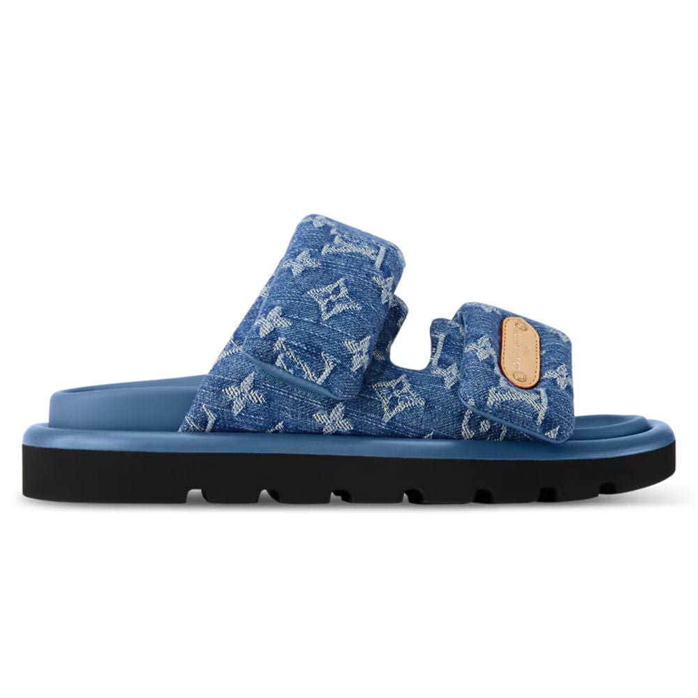 Pool Pillow Comfort Mule Blue Denim
