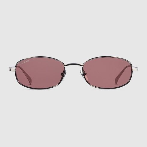 Men's Oval Frame Sunglasses