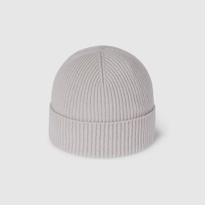 Women's Cashmere Hat with Patch