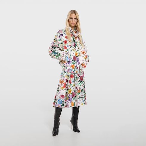 Women's Printed Quilted Twill Jacket