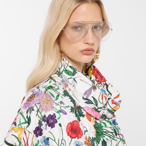 Women's Printed Quilted Twill Jacket
