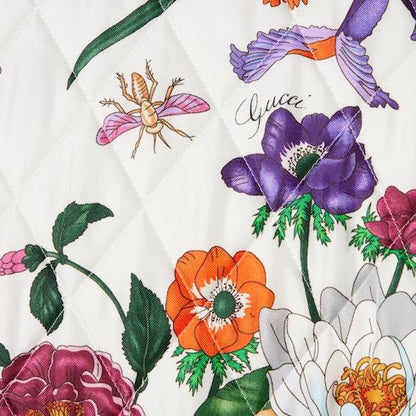 Women's Printed Quilted Twill Jacket
