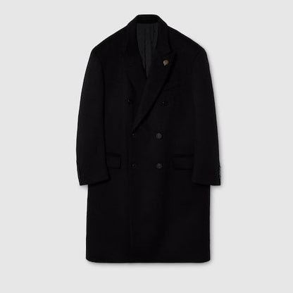 Women's Double-Breasted Wool Cashmere Coat