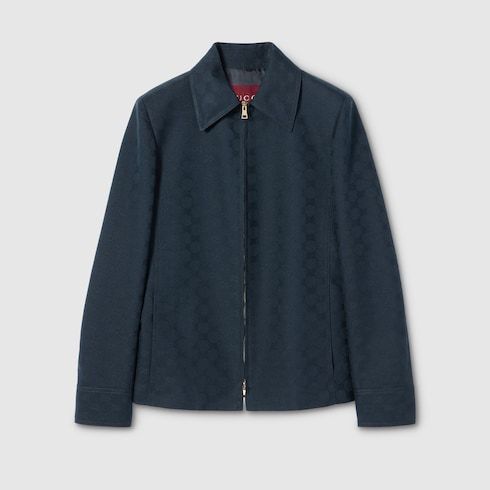 Women's Cotton Gabardine Zip Jacket