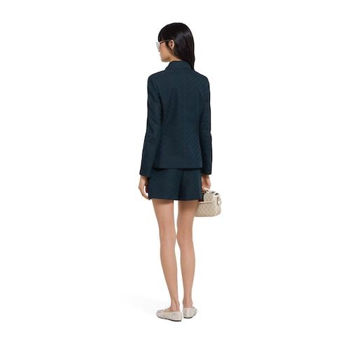 Women's Cotton Gabardine Zip Jacket