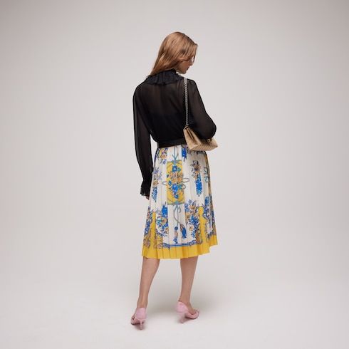 Women's Light Silk Georgette Shirt