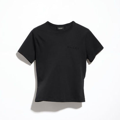 Women's Embroidered Cotton Jersey T-Shirt