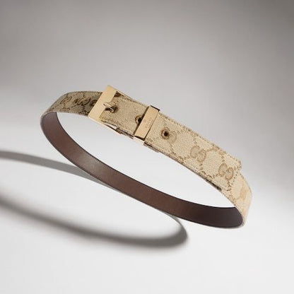 Women's Squared Buckle Canvas Belt