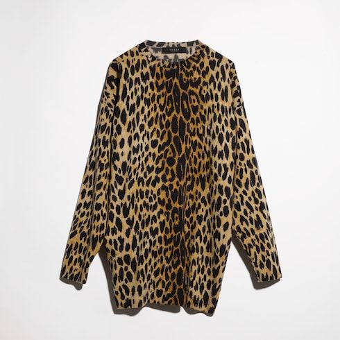 Women's Printed Knit Cashmere Dress