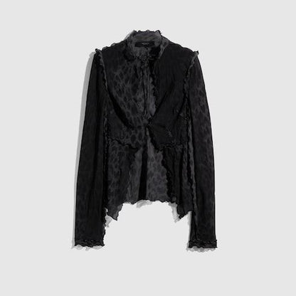 Women's Printed Silk Blend Shirt