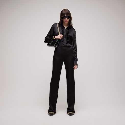 Women's Crêpe Satin Pants